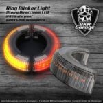 Direccional y Stop de Anillo para Amortiguadores Rojo - Ambar