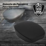 Asiento de Pasajero Bullet Color Negro para Sportster