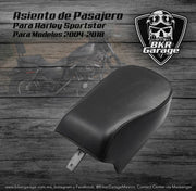 Asiento de Pasajero Liso para Sportster 2014-2020