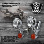 Kit de Faros Auxiliares para Touring Terminado Cromo