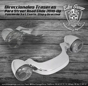 Barra de Direccionales Traseras para Touring Terminado Cromo