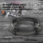 Soporte para Faro de 7'' Color Negro