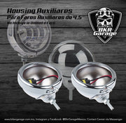 Carcasas para Faros Auxiliares de 4.5'' Terminado Cromo