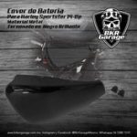 Cover de Bateria para Sportster 2014-Up Color Negro Brillante