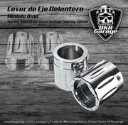 Cover de Eje Delantero Point Cut Terminado Cromo