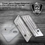 Cover para Chapa de Alforja Modelo Deep Cut Terminado Cromo