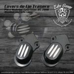 Covers de Eje Trasero Deep Cut para Sportster 2004-Up Corte Laser