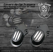 Covers de Eje Trasero Deep Cut para Sportster 2004-Up Corte Laser