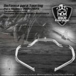 Defensa Mustache para Touring 2009-2023 Terminado Cromo