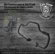 Defensa Mustache para Softail 2000-Up Color Negro Mate