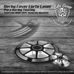 Derby Cover Edge Cut para Touring Corte Laser