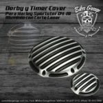 Derby Cover Deep Cut para Sportster Corte Laser