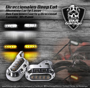 Direccionales Deep Cut Terminado Cromo