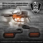 Direccionales Modelo Boss para Harley Davidson Color Negro Mate