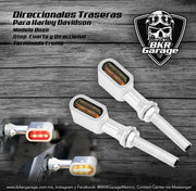 Direccionales Traseras Modelo Boss Stop, Cuarto y Direccional Terminado Cromo