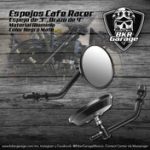 Espejos Cafe Racer Color Negro