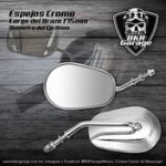 Espejos de Gota Terminado en Cromo para Harley Davidson