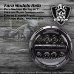 Faro Central Modelo Halo de 7'' Color Negro