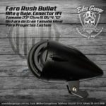 Faro Rush Bullet Color Negro para Personalizaciones