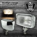 Faro Central Vintage Terminado Cromo