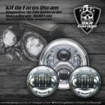 Kit de Faros Daymaker Terminado Cromo