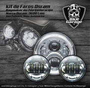 Kit de Faros Daymaker Terminado Cromo