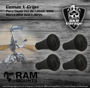 Accesorio Gomas para Soporte de Celular Marca RAM 0603-0645