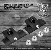 Covers de Motor Skull para Sportster Color Negro