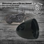 Housing Carcasa de Direccional Color  Negro para Harley Davidson