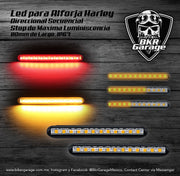 Stop Led para Alforja Harley Davidson con Direccional Secuencial
