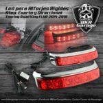 Stop Direccionales Led para Alforjas Rigidas Terminado Cromo