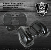 Lowers Vented Kit Rodilleras para Defensa para Touring 1983-2013