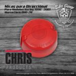 Mica Rojo para Direccional para Harley Modelos 1996-2001 DHD-2R