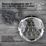 Faro Central Spyder de 7'' Terminado Cromo