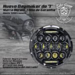 Faro Central Spyder de 7'' Color Negro