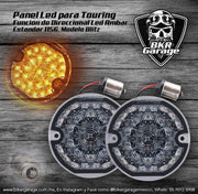 Panel de Led Direccionales Blitz para Touring 1156 Direccionales Ambar