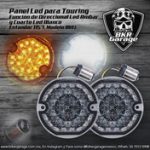 Panel de Led Direccionales Blitz para Touring 1157 Cuarto Blanco Direccional Ambar