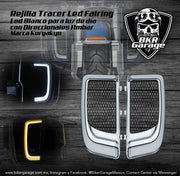 Cover Rejilla Tracer Led Fairing Terminado Cromo para Touring