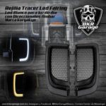 Cover Rejilla Tracer Led Fairing Terminado Negro Humo para Touring