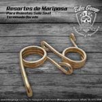 Resortes de Mariposa para Asiento Solo Seat Color Dorado