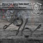 Resortes de Mariposa para Asiento Solo Seat Color Negro